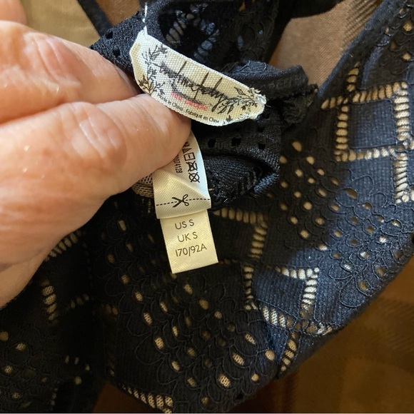 NWT Free People Thank You Never Lace Low Back Bodysuit reg. $68 - Picture 6 of 6